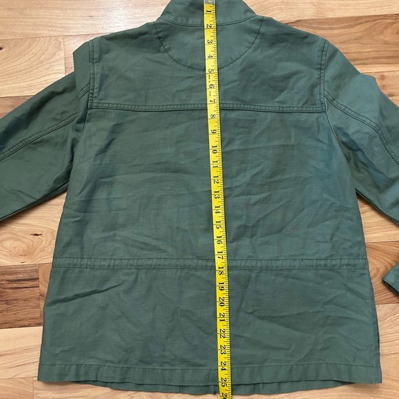 J. Crew Women’s Olive Green Zip Up Jacket Small - Picture 5 of 7